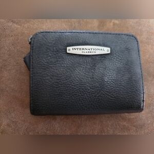 Black Zip Wallet